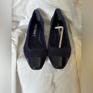 Anne Klein Navy flats size 8 1/2 Brand new in box